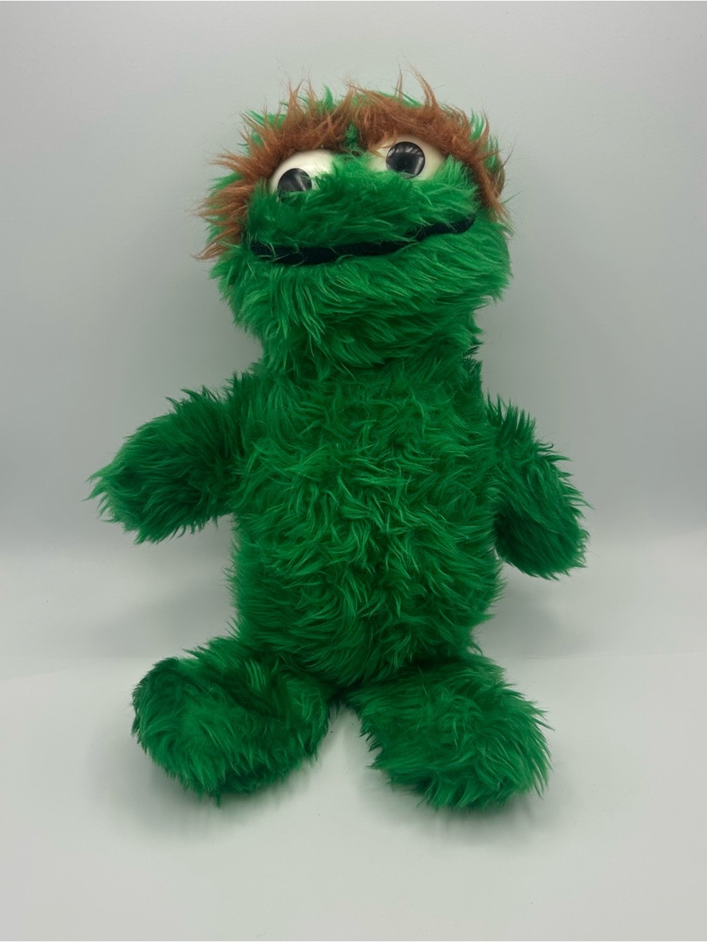 VTG Knickerbocker Sesame Street Muppet 14” Oscar The Grouch Stuffed Animal 1981